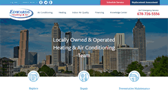 Desktop Screenshot of edwardsheating.com